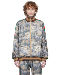 Gucci Multicolor The North Face Edition Technical Zip Up Sweater