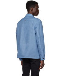 Ps By Paul Smith Blue Insulated Jacket
