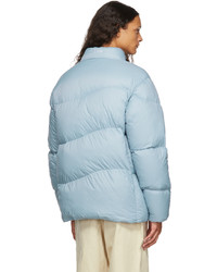 Dime Blue Midweight Wave Puffer Jacket