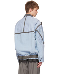 Sacai Blue Quilted Jacket