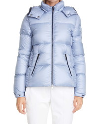 Moncler Fourmi Water Resistant Hooded Down Puffer Coat