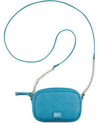 Light Blue Quilted Crossbody Bag