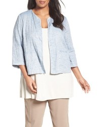 Eileen Fisher Plus Size Gauze Quilted Jacket
