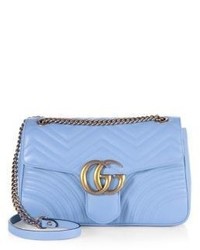 Gucci Gg 20 Medium Quilted Leather Shoulder Bag