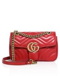 Gucci Gg 20 Mini Quilted Leather Shoulder Bag