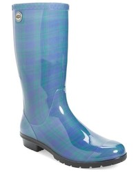 shearling rain boots