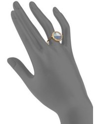 Aurelie Bidermann Blue Sapphire 18k Yellow Gold Chivor Ring