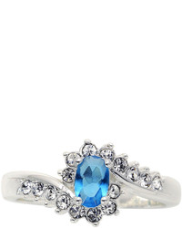 jcpenney City X City City X City Cubic Zirconia And Light Blue Stone Oval Ring