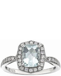 jcpenney Fine Jewelry Aquamarine Lab Created Sapphire Ring