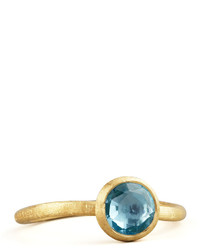 Marco Bicego Small Jaipur Ring In Blue Topaz Size 6