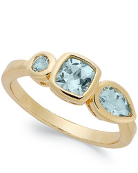 Townsend Victoria 18k Gold Over Sterling Silver Blue Topaz Ring