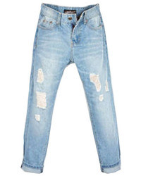 ChicNova Distressed High Waisted Boyfriend Jeans