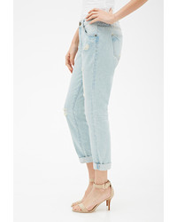 Forever 21 Contemporary Distressed Boyfriend Jeans