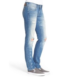 Mavi Jeans Emma Laser Print Ripped Slim Boyfriend Jeans