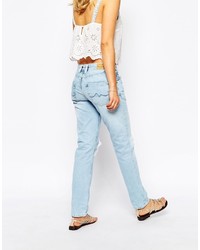 Pepe Jeans Jamiee Ripped Boyfriend Cropped Jeans