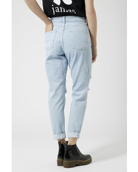 Topshop Moto Ice Ripped Mom Jeans