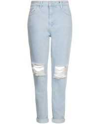 Topshop Moto Ice Ripped Mom Jeans