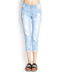 Forever 21 Ripped Boyfriend Jeans