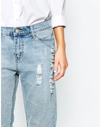 Cheap Monday Thrift Destroyed Boyfriend Jeans