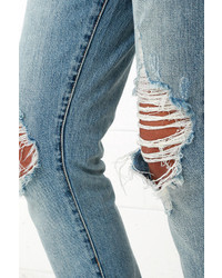 Blank NYC Thrifter Light Wash Distressed Boyfriend Jeans