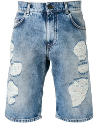 Versace Jeans Distressed Shorts