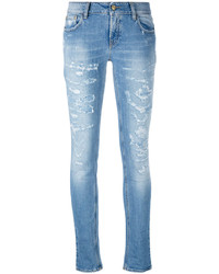 Cycle Distressed Skinny Jeans