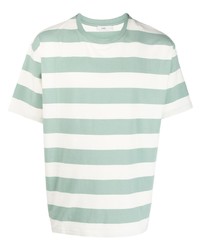 Closed Short Sleeve Stripped T Shirt