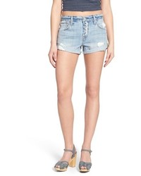 Levi's 501 Customized Distressed Rolled Denim Shorts