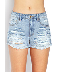 Forever 21 Denim Darling Ripped Shorts