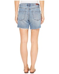 Blank NYC Denim Destructed Mom Shorts In Ms Throwback Shorts