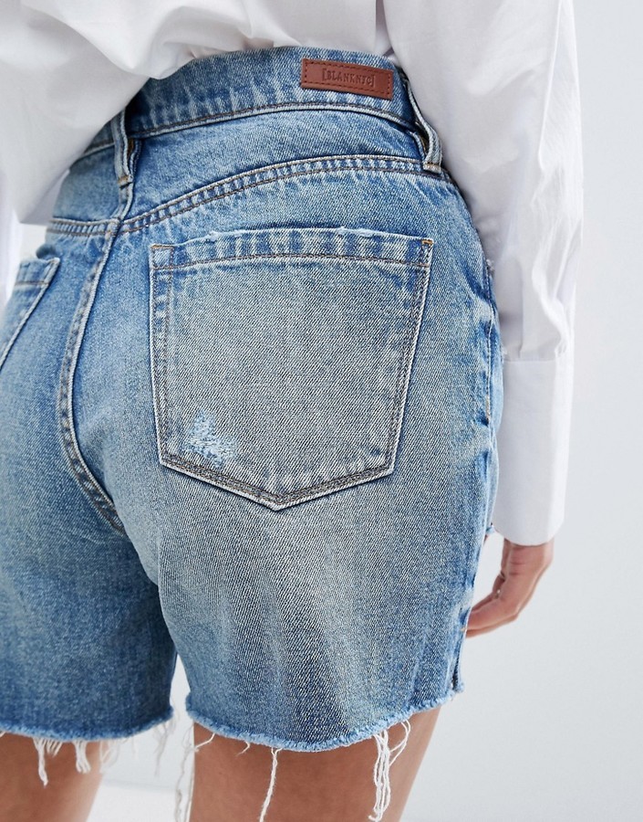 blanknyc boyfriend denim shorts