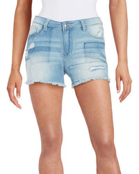 Kensie Jeans Distressed Denim Shorts