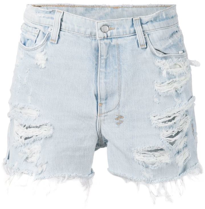 Ksubi Distressed Denim Shorts, $189 | farfetch.com | Lookastic