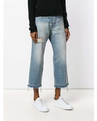 R13 High Waisted Cropped Jeans