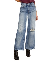 Habitual Rania High Rise Wide Leg Ripped Nonstretch Jeans
