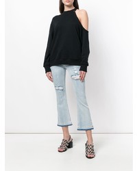 RtA Cropped Flare Jeans