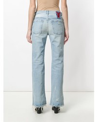 Adaptation Distressed Bootcut Jeans