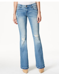 KUT from the Kloth Gisele Ripped Organized Wash Flared Jeans