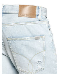 Calvin Klein Jeans 17cm Destroyed Bleached Denim Jeans