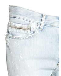 Calvin Klein Jeans 17cm Destroyed Bleached Denim Jeans