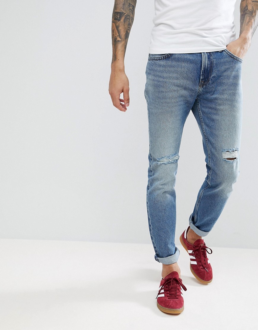 lee tapered jeans