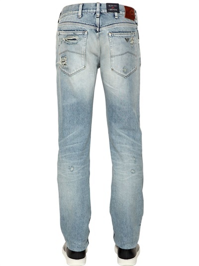 armani ripped jeans