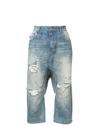 Mostly Heard Rarely Seen Army Of One Dropped Crotch Jeans