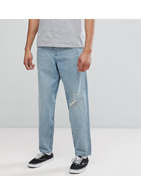 ASOS DESIGN Asos Tall Skater Jeans In Vintage Light Wash Blue