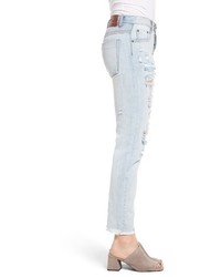 One Teaspoon Awesome Baggies Ripped Crop Jeans