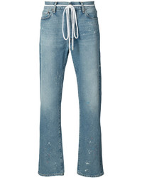 Off-White Baggy Distressed Jeans