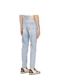 Golden Goose Blue Distressed Happy Jeans