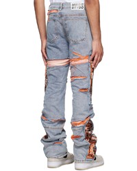 Who Decides War by MRDR BRVDO Blue Fusion Jeans