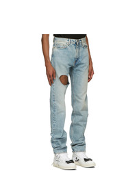 Off-White Blue Slim Meteor Joseph Jeans