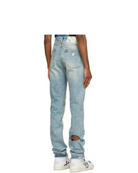 Off-White Blue Slim Meteor Joseph Jeans